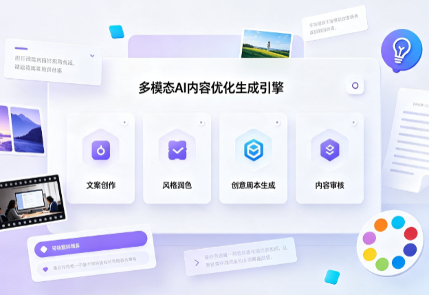 锦江区AI智能内容优化创新 多模态生成技术丰富数字内容创作生态